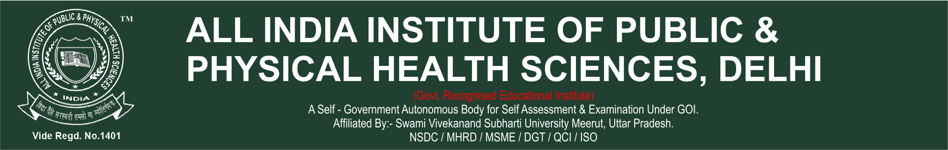 ALL INDIAN INSTITUTE OF PUBLIC & PHYSICAL HEALTH SCIENCES 